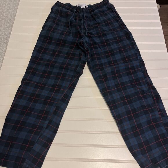 Bundle Of Men’s Flannel Pajama Pants Size Small 2 Items Black Navy - Picture 7 of 12
